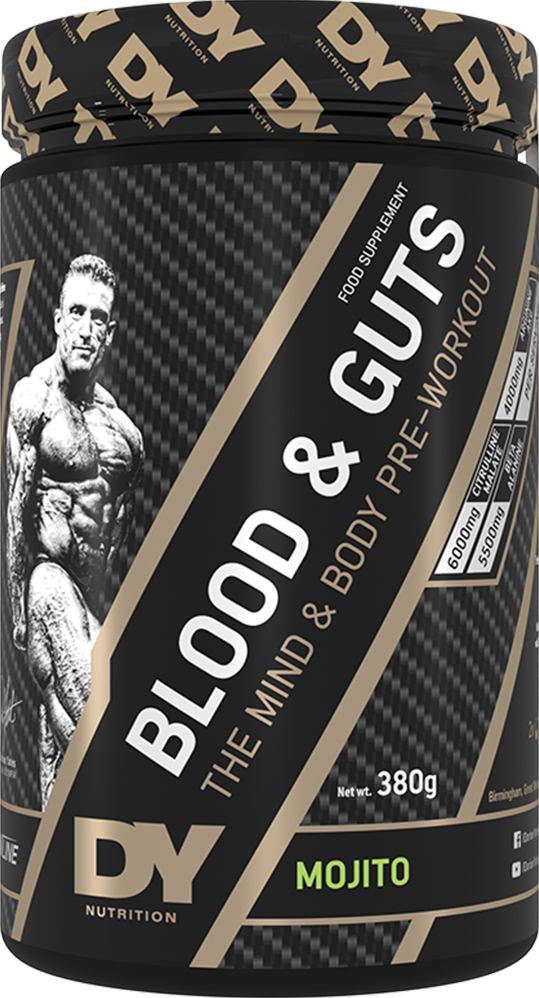  Ladda bild till gallerivisaren, DY Nutrition Blood &amp; Guts PWO - 380 g - Mojito

