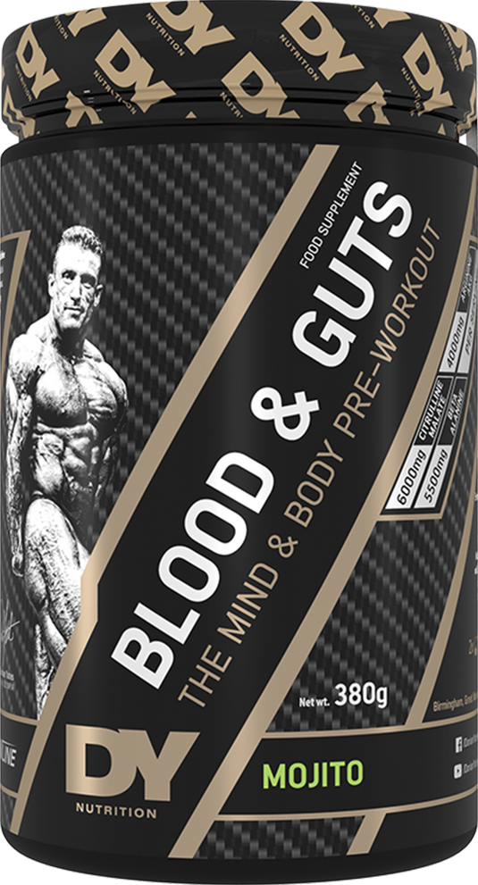 DY Nutrition Blood & Guts PWO - 380 g - Mojito