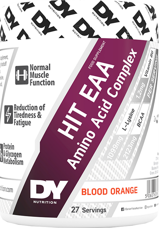 DY Nutrition HIT EAA Amino - 360 g - Blodapelsin