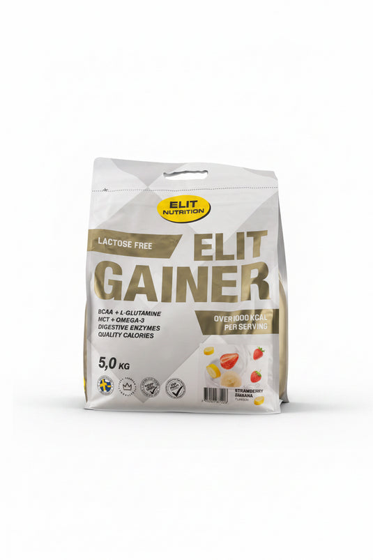 ELIT GAINER - Lactose free, 5000 g, Strawberry Banana