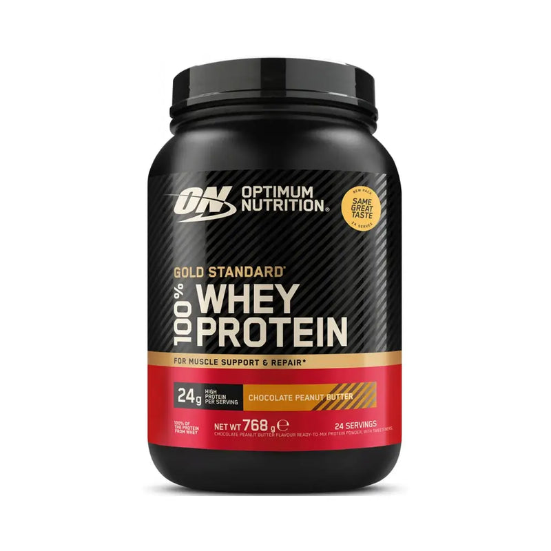  Ladda bild till gallerivisaren, Optimum Nutrition Gold Standard 100% Whey - 780 g Chocolate Peanut Butter
