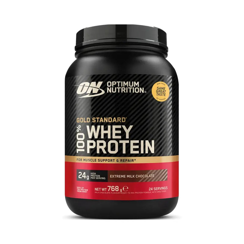  Ladda bild till gallerivisaren, Optimum Nutrition Gold Standard 100% Whey - 780 g Extreme Milk Chocolate
