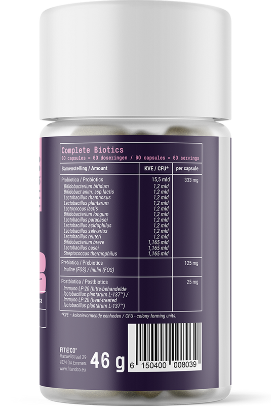 Fit & Co Complete Biotics - 60 caps