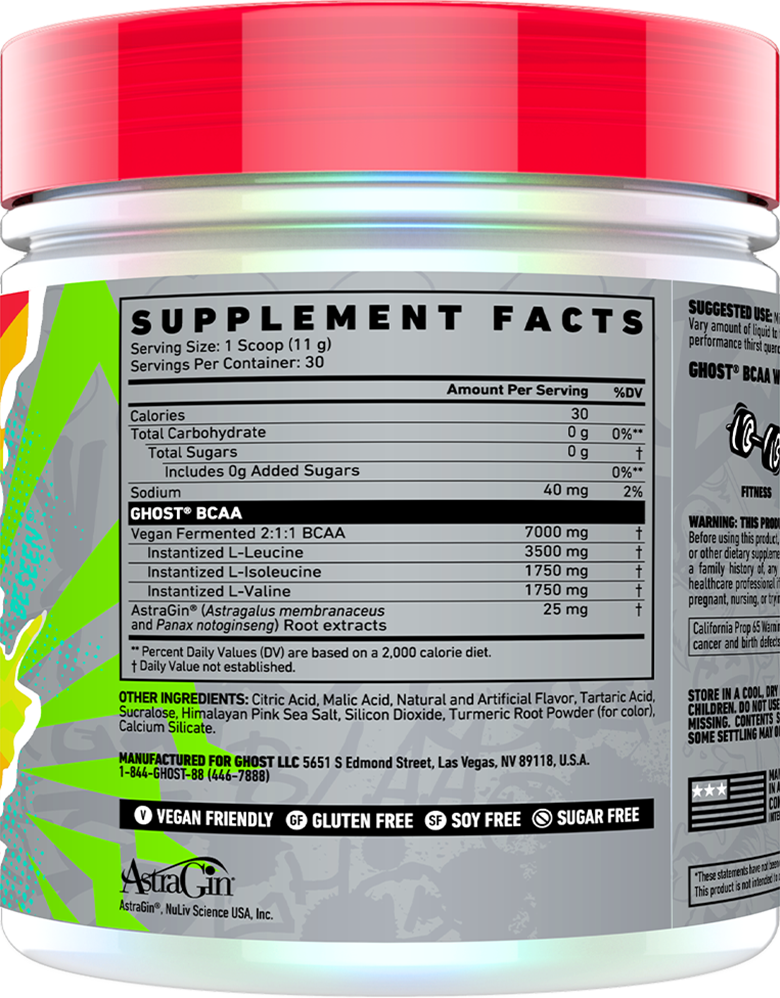  Ladda bild till gallerivisaren, Ghost BCAA - 30 servings Lemon Crush
