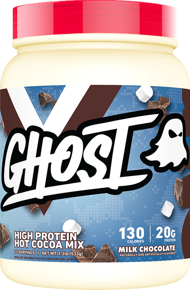  Ladda bild till gallerivisaren, Ghost High Protein Hot Cocoa Mix - 15 Servings - Milk Chocolate
