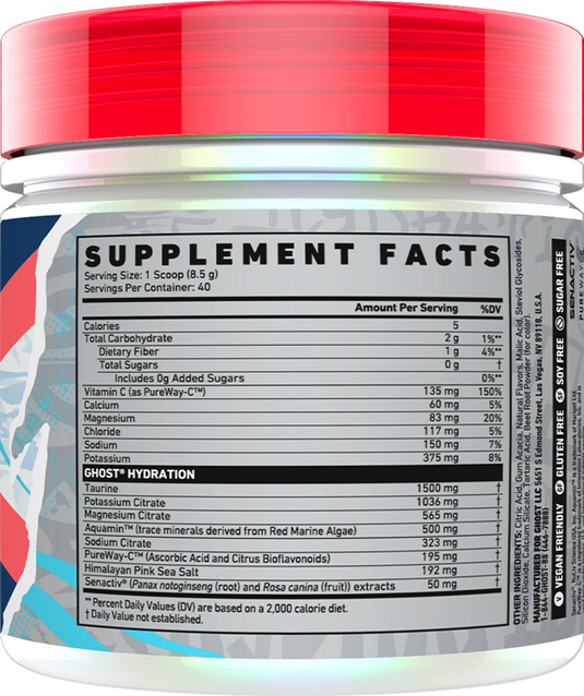Ghost Hydration - 40 servings Kiwi Strawberry