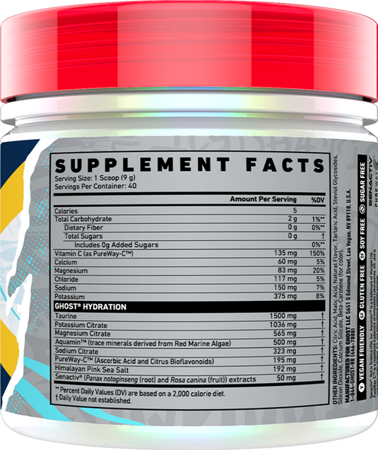 Ghost Hydration - 40 servings Lemon Crush