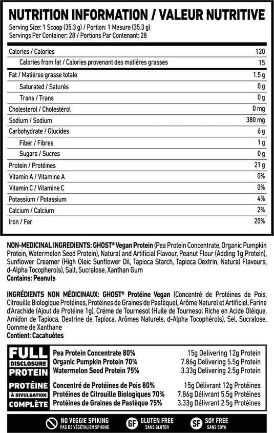 Ghost Vegan - 28 servings Banana Pancake Batter