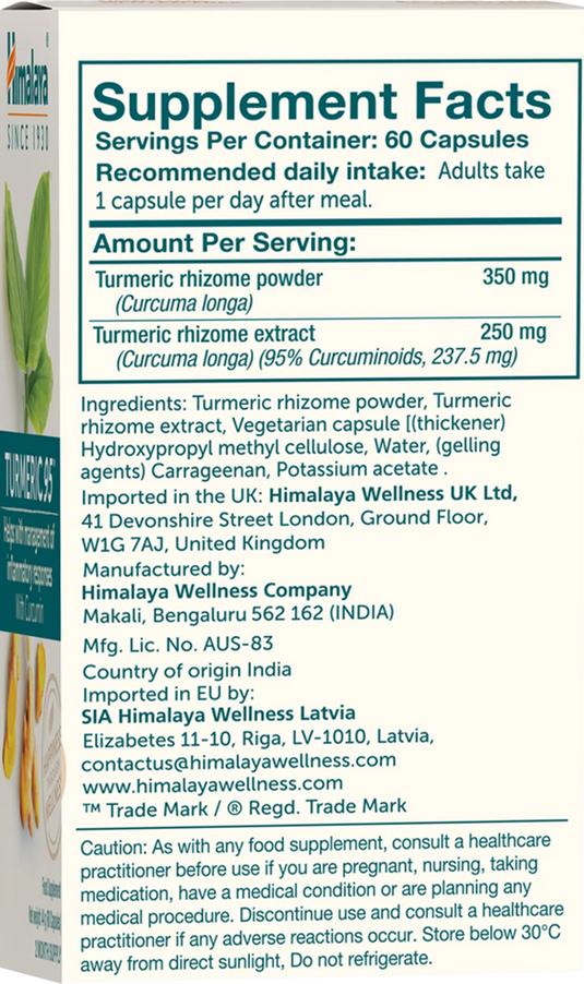 Himalaya Turmeric 95 - 60 caps