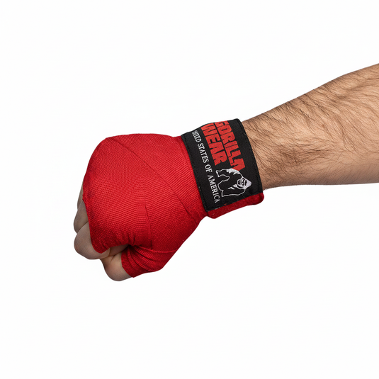 Gorilla Wear Boxing Hand Wraps, red - 2,5 m