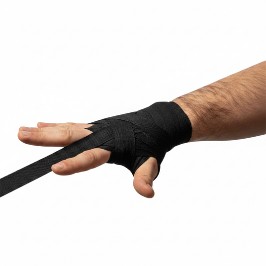 Gorilla Wear Boxing Hand Wraps, black - 3 m