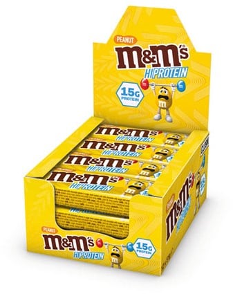  Ladda bild till gallerivisaren, M&amp;M's Protein Bar - 12 x 51 g - Peanut
