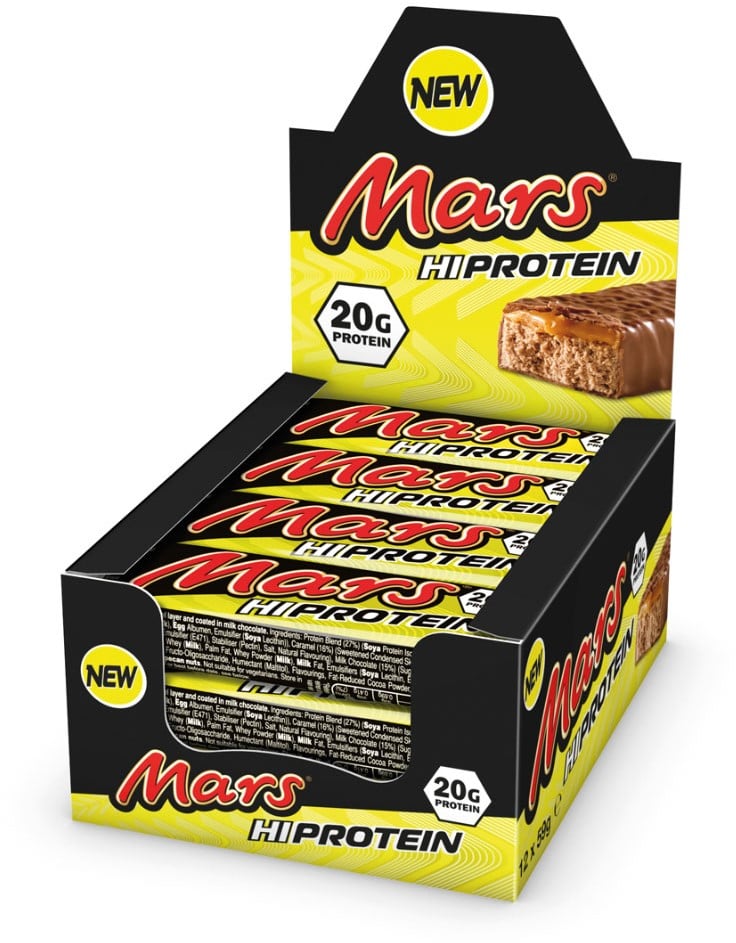  Ladda bild till gallerivisaren, Mars HiProtein Bar - 12 x 59 g - Chocolate &amp; Caramel
