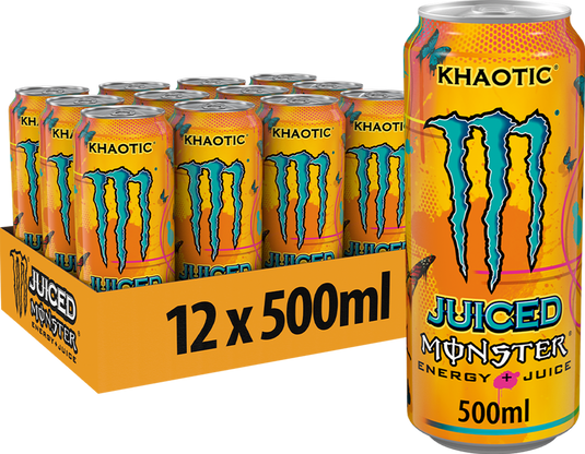 Monster Energy Juiced - 12 x 500 ml - Khaotic
