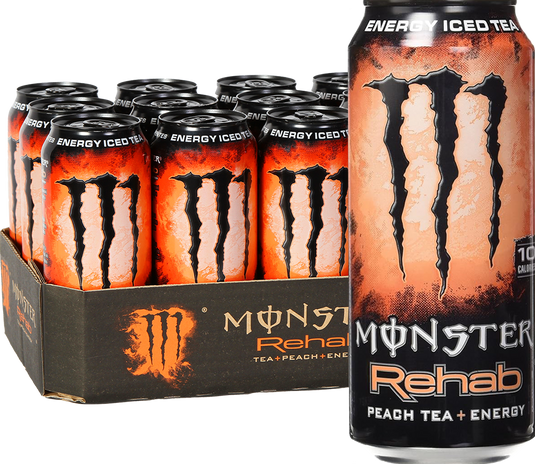 Monster Energy Rehab - 12 x 500 ml - Peach