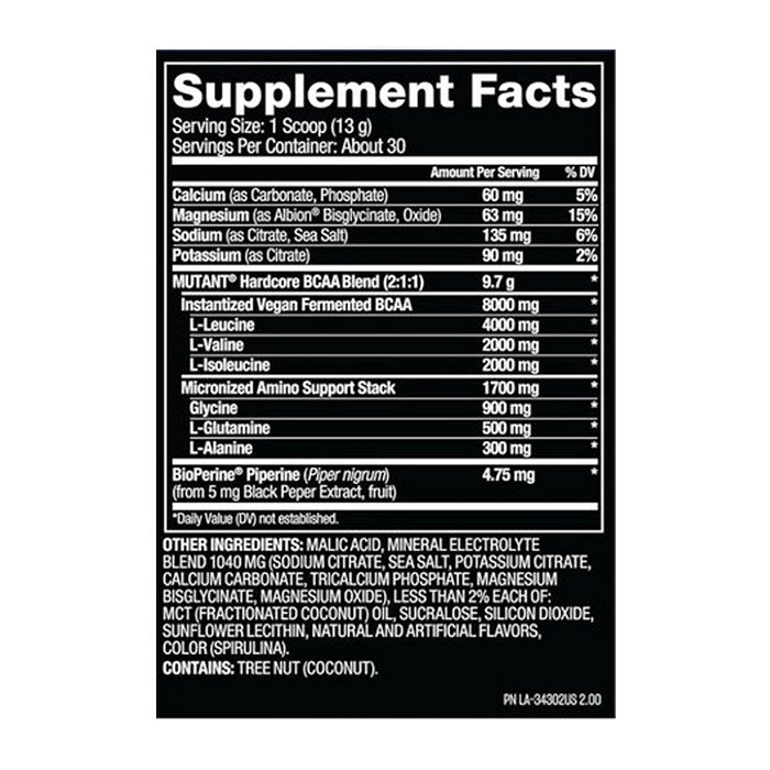  Ladda bild till gallerivisaren, Mutant Hardcore BCAA - 390 g Grape
