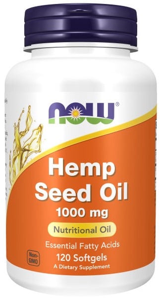  Ladda bild till gallerivisaren, NOW Foods NOW1799 Hemp Seed Oil 1000 mg - 120 softgels
