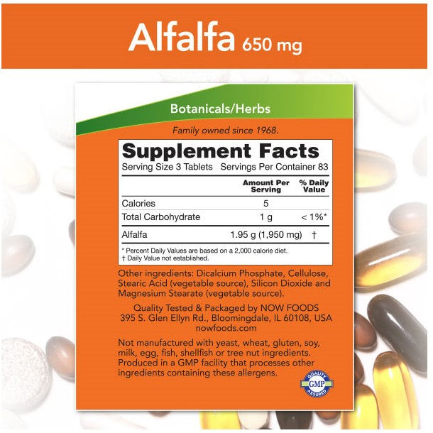  Ladda bild till gallerivisaren, NOW Foods NOW2620 Alfalfa 10 Grain - 250 tabs

