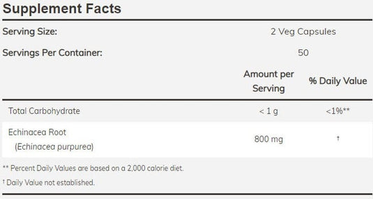 NOW Foods NOW4660 Euchinacea Purp 400 mg - 100 veg caps