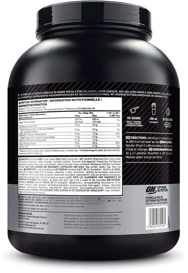 Ladda bild till gallerivisaren, Optimum Nutrition Platinum Hydrowhey - 1600 g Super Strawberry
