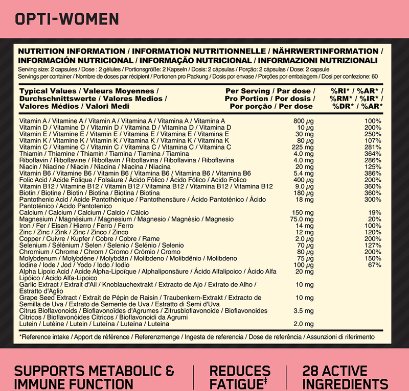  Ladda bild till gallerivisaren, Optimum Nutrition Opti-Women 120 caps
