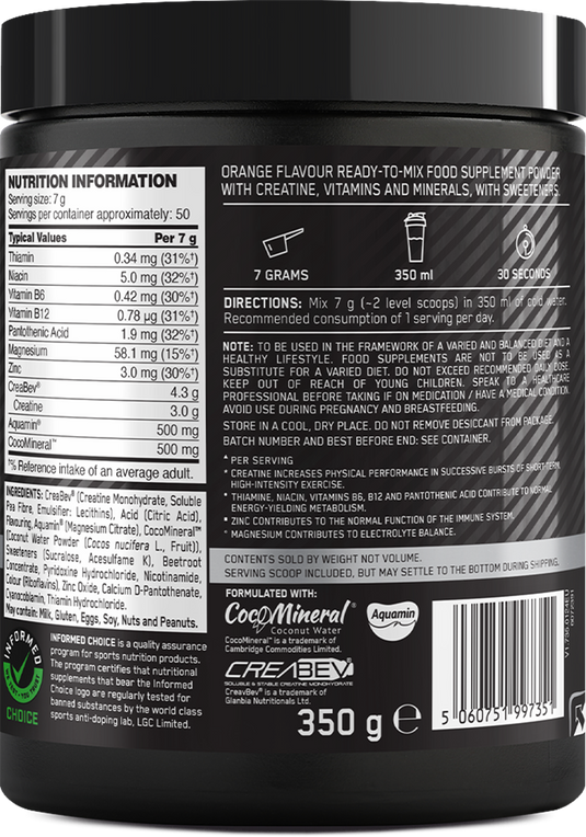 Optimum Nutrition Platinum Creatine Plus - 350 g Orange