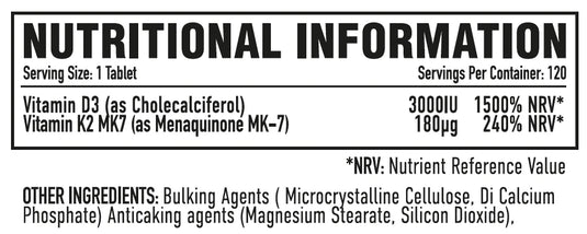 PER4M D3 Plus K2 - 120 Tablets