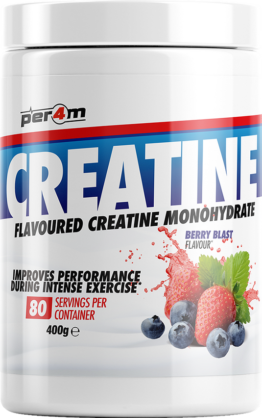 PER4M Flavoured Micronised Creatine - 400 g Berry Blast