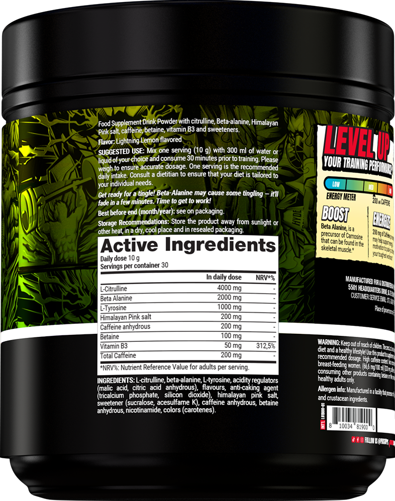  Ladda bild till gallerivisaren, ProSupps Mr. Hyde Signature - 300 g Lightning Lemon
