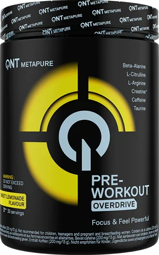  Ladda bild till gallerivisaren, QNT Pre-Workout Overdrive - 390 g - Sweet Lemonade
