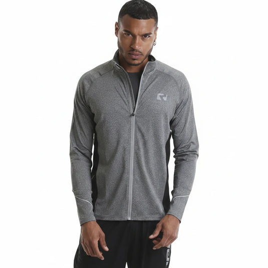 RIPT Herr Zip-Genom Topp - Grey