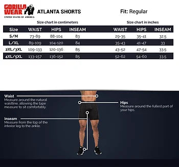 Ladda bild till gallerivisaren, Gorilla Wear Atlanta Shorts, black/green
