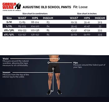  Ladda bild till gallerivisaren, Gorilla Wear Augustine Old School Pants, black
