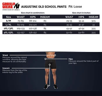 Gorilla Wear Augustine Old School Pants, grey