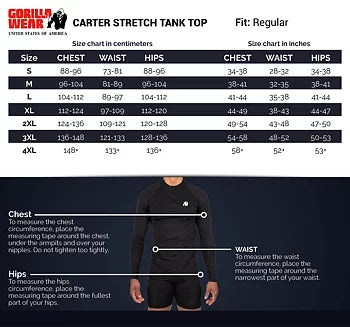 Gorilla Wear Carter Stretch Tank Top, white