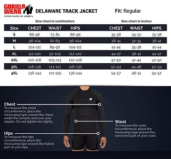 Gorilla Wear Delaware Track Jacket, black