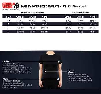 Gorilla Wear Hailey Oversized Sweatshirt, grey melange