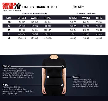 Gorilla Wear Halsey Track Jacket, grey