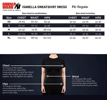  Ladda bild till gallerivisaren, Gorilla Wear Isabella Sweatshirt Dress, black
