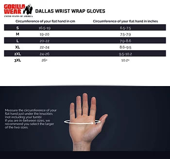 Ladda bild till gallerivisaren, Gorilla Wear Dallas Wrist Wraps Gloves, black/red
