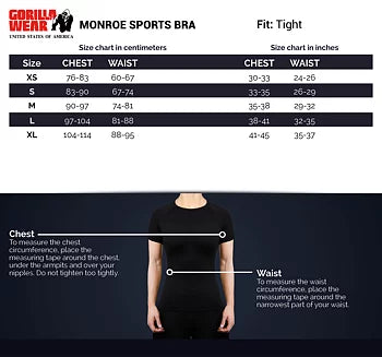  Ladda bild till gallerivisaren, Gorilla Wear Monroe Sports Bra, grey
