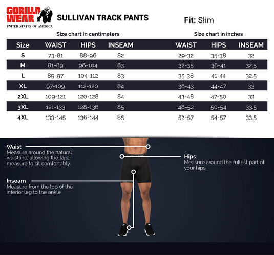 Gorilla Wear Sullivan Track Pants, grey