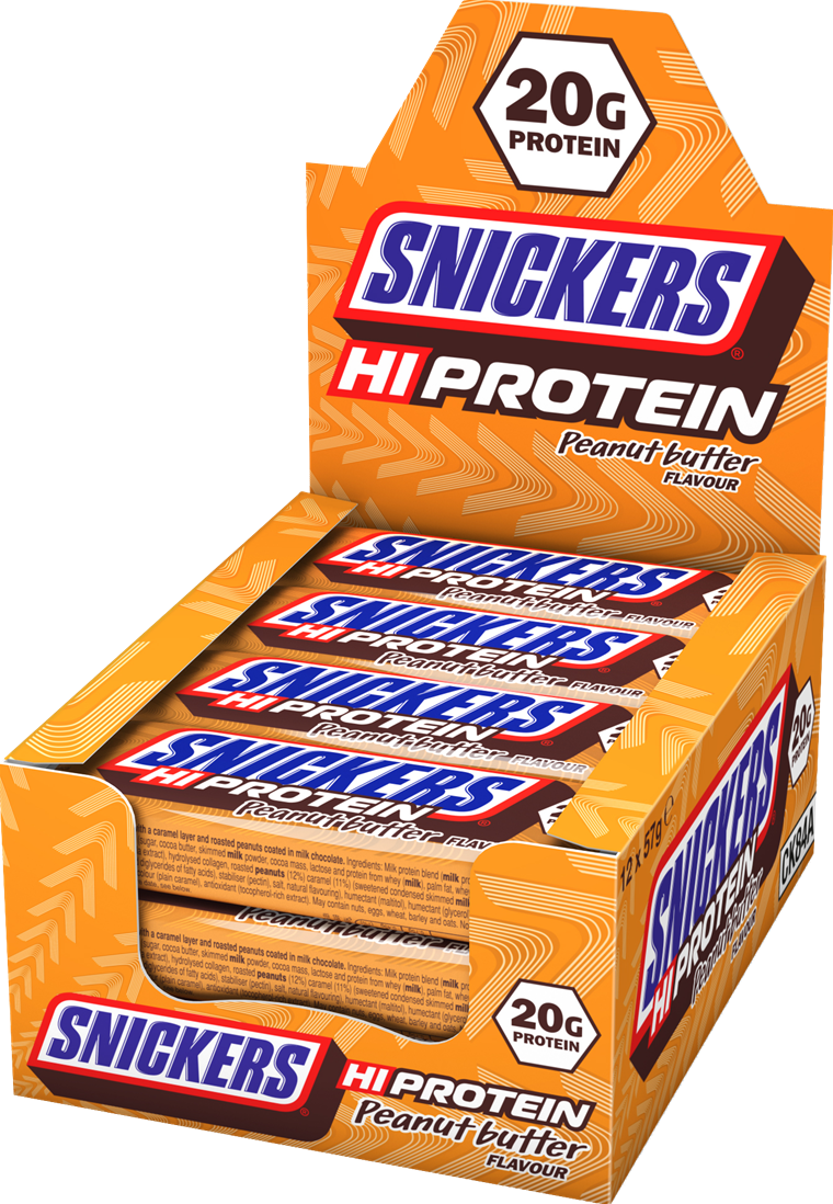  Ladda bild till gallerivisaren, Snickers HiProtein Bar - 12 x 55 g
