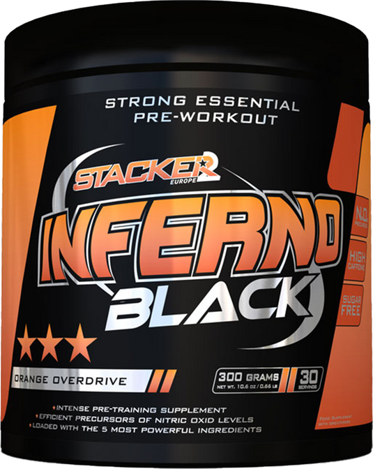 Stacker2 Inferno Black - 300 g Orange Overdrive