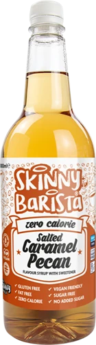 The Skinny Food Co Barista Syrup - 1000 ml - Salted Caramel Pecan