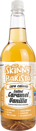 The Skinny Food Co Barista Syrup - 1000 ml - Salted Caramel Vanilla