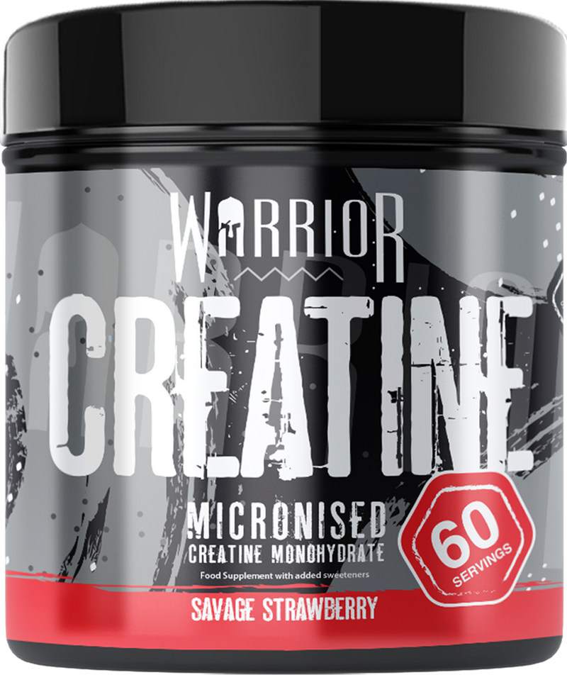  Ladda bild till gallerivisaren, Warrior Creatine Monohydrate - 300 g Savage Strawberry
